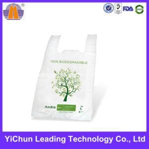 Vest Customized Printing Biodegradable Ecofriendly Plastic Shopping Bag