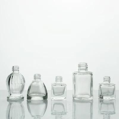 Glass Nail Polish Empty Bottle with Lid Brush Nail Bottle 2 Ml 5 Ml 10 Ml 15 Ml
