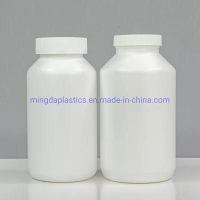 200ml Small Sloping Shoulder Plastic Medicine Packaging Round Bottle HDPE