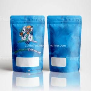 Frosted Zipper Clear Stand up Packaging Window Mylar Poly Plastic Food Bag for Food