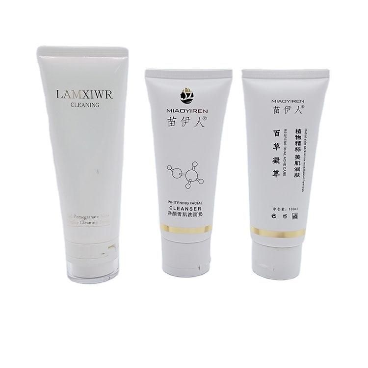 Cosmetic Packages for Facial Cleanser Custom Face Wash Tubes