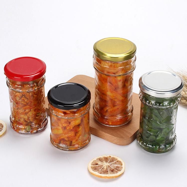 200ml 220ml 280ml Jam Food Storage Honey Glass Jar Container