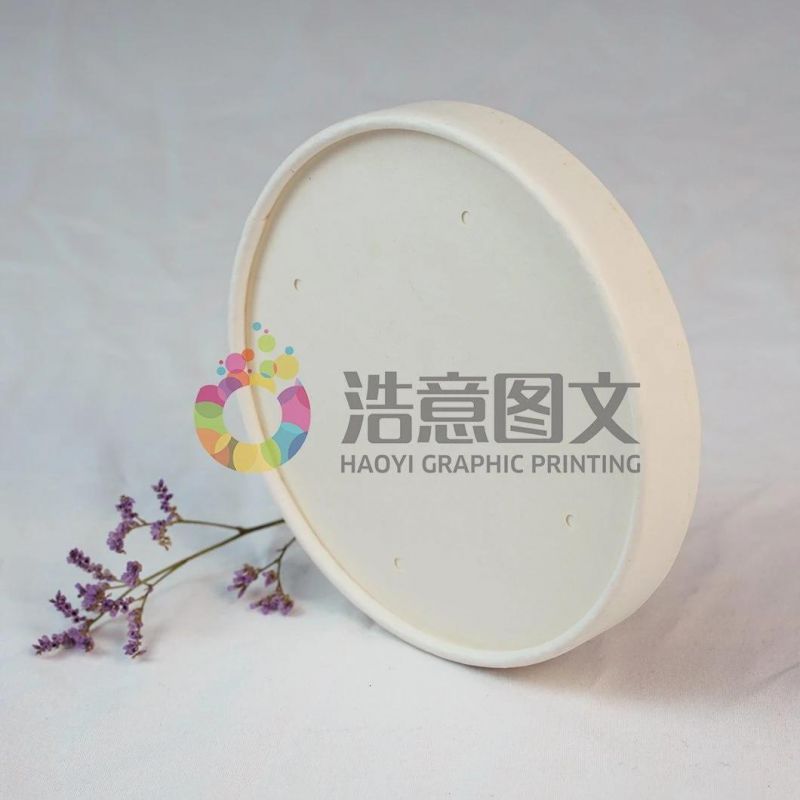 China Wholesale Corporation Disposable Paper Cover Round Kraft Paper Packaging