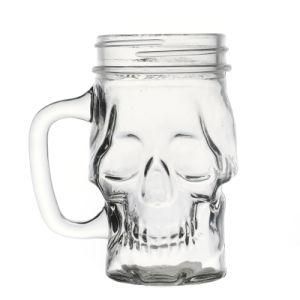 Various Capacity Container Skeleton Shaped Storage Glass Jars and Bottle Wholesale