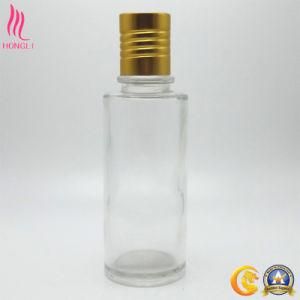 80ml Clear Glass with Gold Screw Cap Empty Glass Bottle
