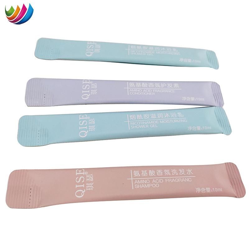 OEM Personal Care Portable Sachet Plastic Metallized Cosmetic Packaging Bag