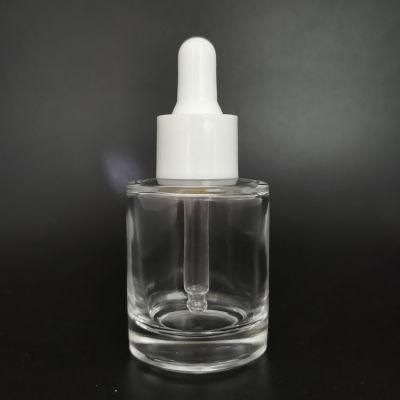 Wholesale Clear White Frosted Glass Dropper Bottle 30ml