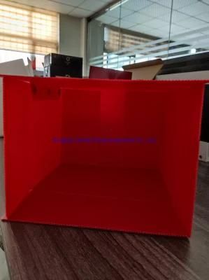 Plastic Beverages Packing Box Corflute Plastic Corrugated Hollow Storage Box