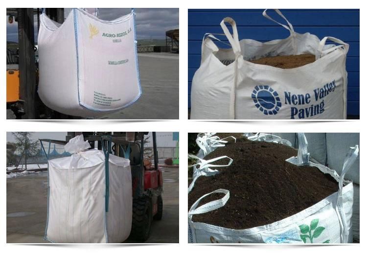PP Big Bulk Bag for Cement 1 Ton Tonne Large Sand Bulk Poly Silage Big Plastic Jumbo Ton Bag Sack Polypropylene