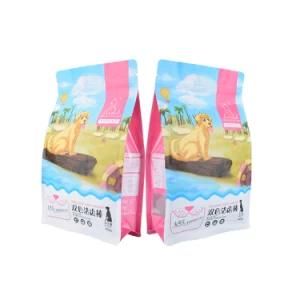 1kg Dog Food Packaging Pouch for Pet Food Snack Mylar Bag with Logo Printed Ziplock Flat Bottom Bag Coffee Bag
