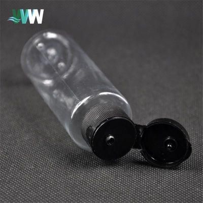 60ml Plastic Pet Empty Bottle of Flat Shoulder with Flip Cover