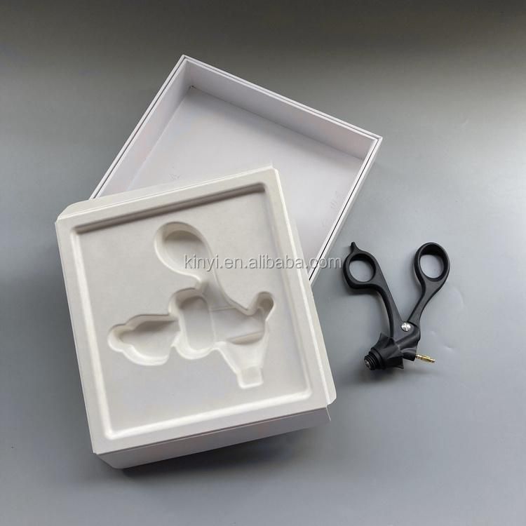 Creative Environmentally Friendly Fiber Molded Packaging Box with Tray