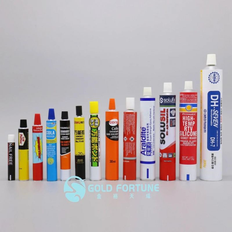 Professional Painting Tube Collapsible Metal Aluminum Tubes Packaging