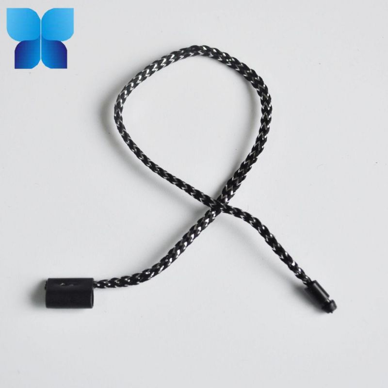 Hot Sell Garment String Plastic Seal Hang Tag for Down Jacket