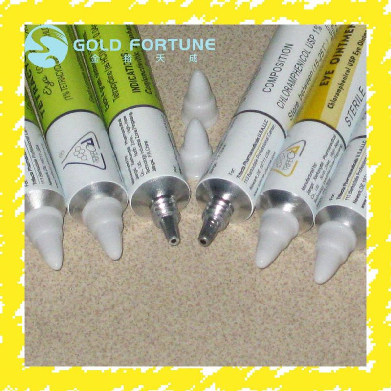 5ml Squeeze White Empty Collapsible Aluminum Packaging Medicine Ointment Tube Empty Aluminum Tube