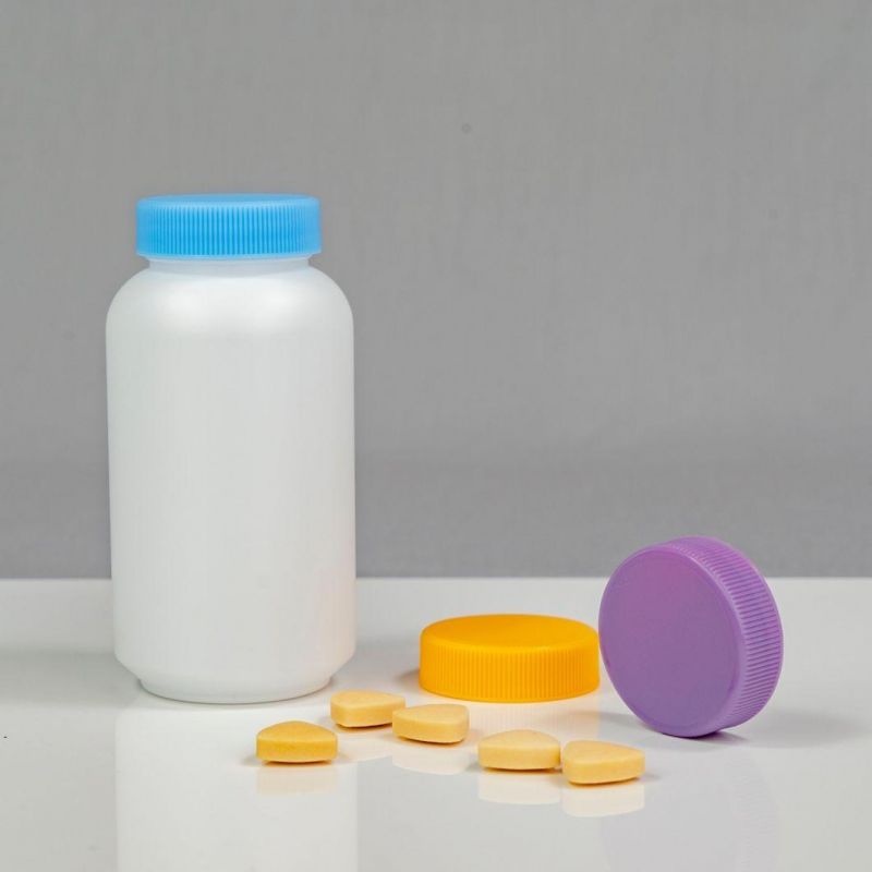 HDPE Round Packagings Probiotics Products Coq10 Calcium Capsules Bottle