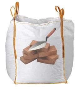 Ton PP Woven Bulk Bag for Builder Construction, Super Sack Big Packing Jumbo Bags