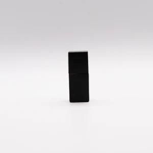 Free Sample 5ml 10ml 15ml Frosted Matte Black Empty Glass UV Gel Nail Polish