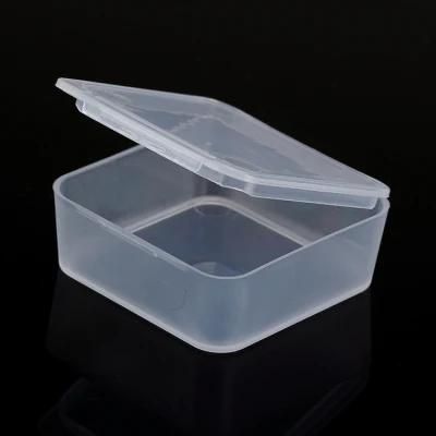 Clear Lidded Small Plastic Trifles Parts Packaging Box Screw Case Collection Coin Jewelry Box