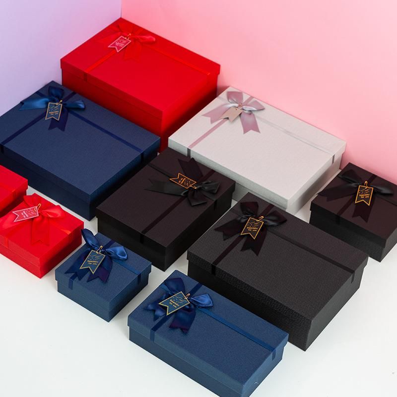 Wholesale Bow Cardboard Valentine′s Day Honey Gift Paper Box Packaging