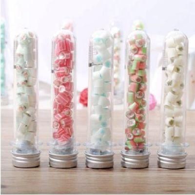 30ml 45ml 100ml High Quality Clear Plastic Tube Bottle with Aluminum Screw Caps