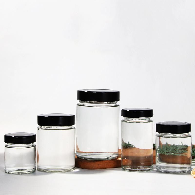 8oz 12oz 16oz Straight Sided Glass Jars for Canning & Food