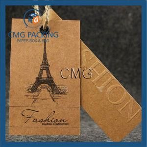 Customized Printing Garment Clothing Kraft Paper Hang Tag