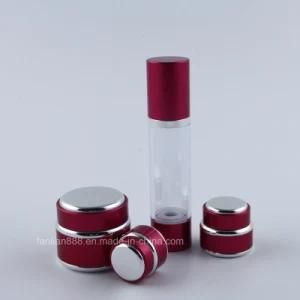 Acrylic Right Angle Round Bottles Cosmetic Packaging Sets