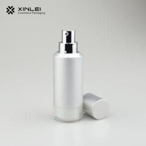 Well Made 20ml Airless Bottle with Blue Bottom in Plastic