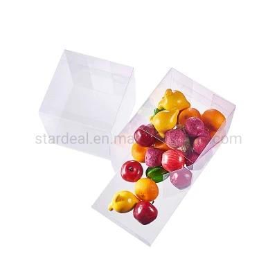 Custom Wedding Favors Candy Plastic Clear PVC Gift Boxes