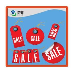 Custom Red Printed Tags with &quot;Sale&quot;