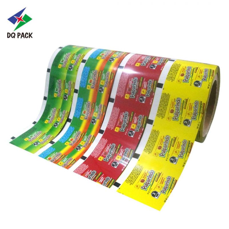 Metallized Film Customized Opaque Laminated Material Packaging Film Roll Film for Food