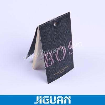 Eco-Friendly Beautiful Printing Garment Tag Design Fabric Hangtag