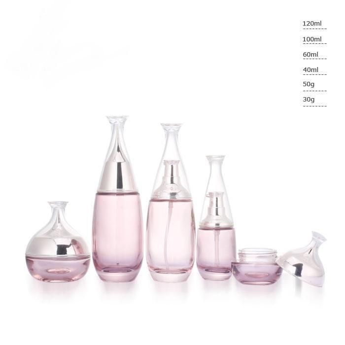 Ll06 Acrylic Airless Pump Skincare Cosmetic Bottles Have Stock