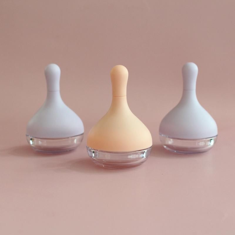 Unique Shape Powder Case Empty Custom Powder Compact Packaging