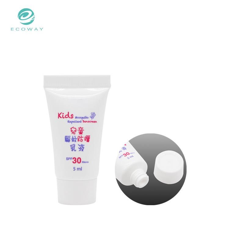 5ml Small Tube-Packed Basic Tube Offset Printing and Normal Capping Children′s Mosquito Repellent Sunscreen Lotion Tube