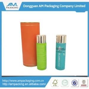 High End Cylinder Tube Box with Rolled Edge for Wine Packaging