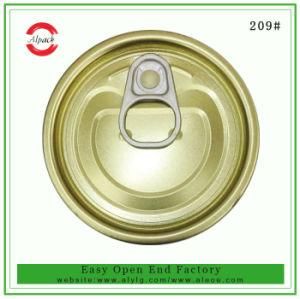 209# 63mm Tinplate Round Easy Open Lid