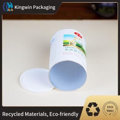100% Food Grade Empty Paper Tube Protein Powder Packaging for Tea/Coffee Packing Container