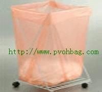 Eco Friendly Disposable Laundry Bag Water Soluble Pvoh Laundry Bag for Hospital Infection Control