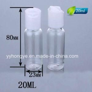 20 Ml Round Shoulder Transparent Plastic Bottle Cap