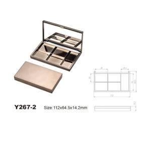 Simple High-End Fashion Six Color Cosmetic Packaging Plastic Box