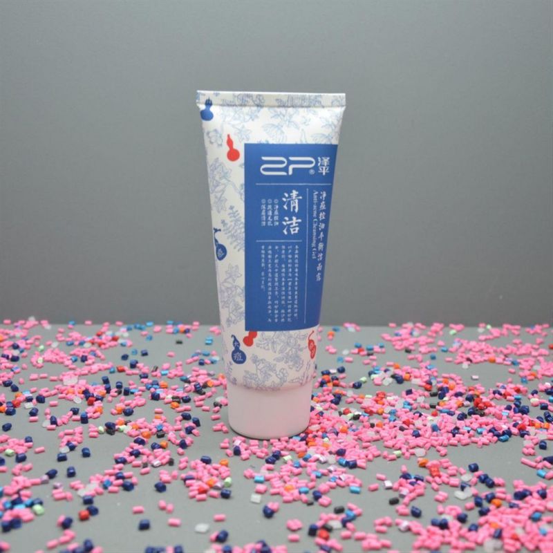 Hot Sale Clear Plastic Soft Squeeze Facial Cleanser Packaging Tube
