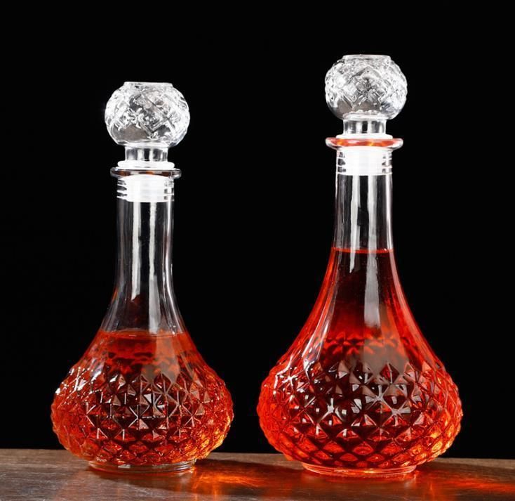 500ml 800ml Round Wine Decanter Glass Bottle