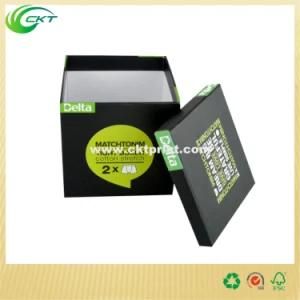 Matte Lamination White Three Pack Candle Box for Retail Pacakging (CKT-PB-100)