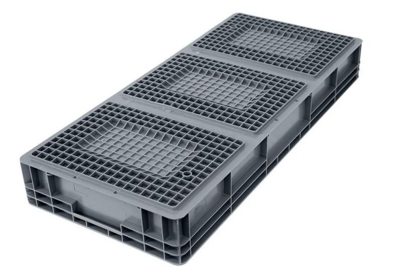 EU4911 100% Virgin PP Plastic Box, Turnover Box, Plastic EU Standard Turnover Box, Storage Plastic Box