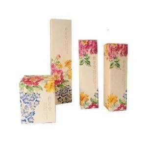 Flower Printing White Cosmetic Box/Cosmetic Packing Box/Cosmetic Packaging Box