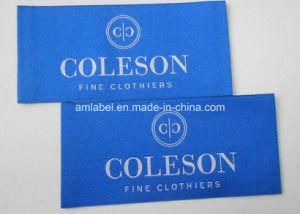 Blue and Laser Cutting Woven Label (AMWL2014070)