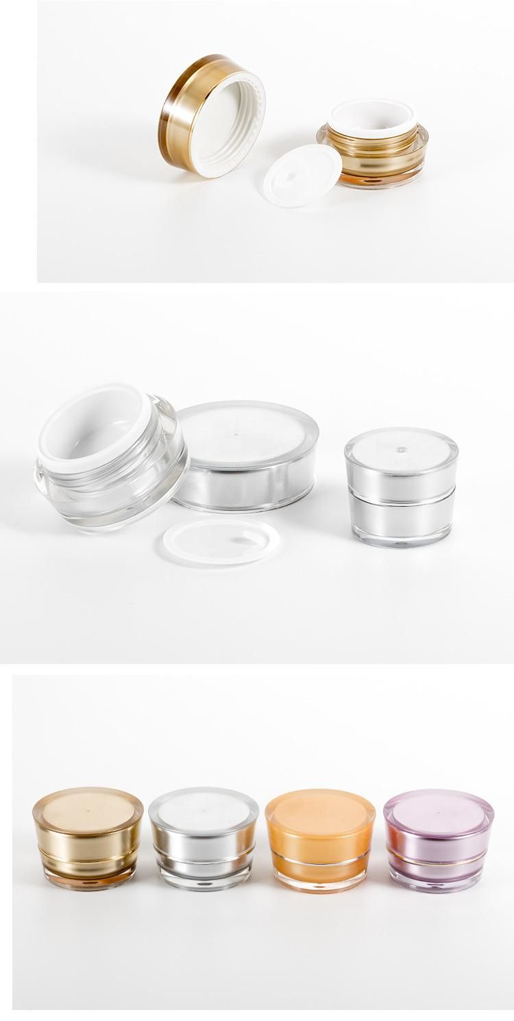 5g 10g 15g Customized Round Plastic Cream Jar
