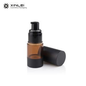 15ml Amber Color Airless Bottle for Skincare with Exquisite Workmanship